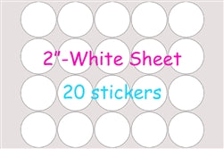 Custom Wedding Stickers - Round (1 Sheet)