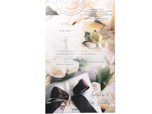 Load image into Gallery viewer, Wedding Invitation #773 (Italian Made) (10 Pcs)
