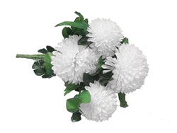 Load image into Gallery viewer, 22&quot; Satin Mum Bush - 7 Heads (1 Pc)
