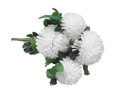 Load image into Gallery viewer, 22&quot; Satin Mum Bush - 7 Heads (1 Pc)
