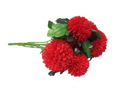 22" Satin Mum Bush - 7 Heads (1 Pc)