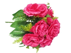 Load image into Gallery viewer, 18&quot; Rose Bush w/ Greenery (1 Pc)
