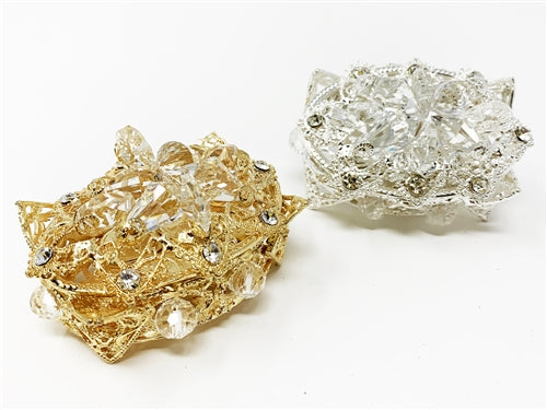 Arras Set - For Weddings - #26 - Oval w/ Crystals (1 Set)