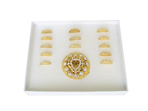Arras Set - For Weddings - #3 (Round Box) (1 Set)
