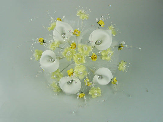 Round Artificial Floral Bouquet