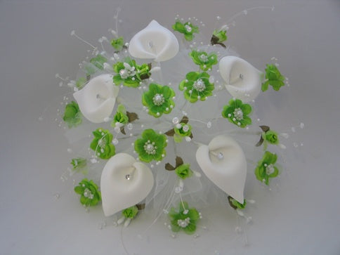 Round Artificial Floral Bouquet #1 (Small Size) (1 Pc)