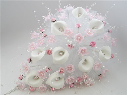 Cascading Artificial Floral Bouquet