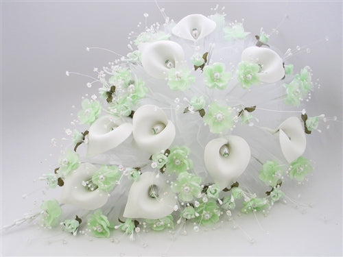 Cascading Artificial Floral Bouquet