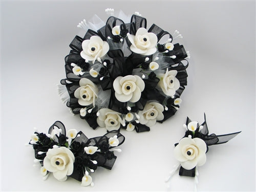 Load image into Gallery viewer, Round Artificial Bouquet #3 - Three Piece Set (Large Size) (1 Set)
