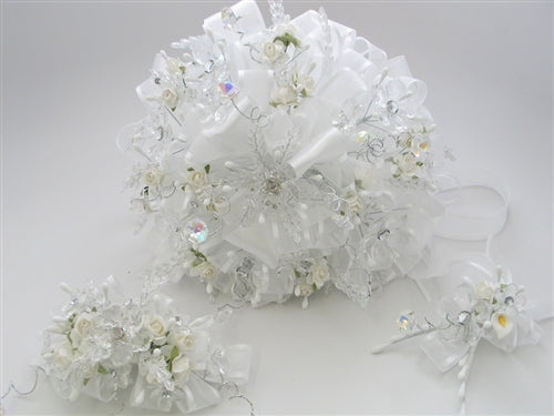 Load image into Gallery viewer, Round Artificial Bouquet #5 - Three Piece Set (Large Size) (1 Set)
