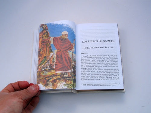 Load image into Gallery viewer, &quot;Sagrada Biblia&quot; Wedding Bible - Wedding Couple Design (Spanish) - Old Jerusalem Version, Abridged (1 Pc)
