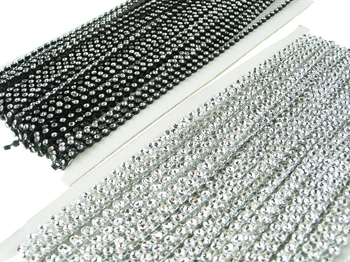 Load image into Gallery viewer, 1/8&quot; Diamond Mesh Bead Roll - 1 line (10 Yds)
