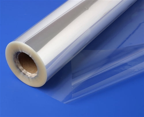 24" x 100' Clear Cellophane Wrap Rolls (1 Roll)