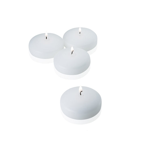 Load image into Gallery viewer, 2&quot; White Floating Candles (4 Pack)

