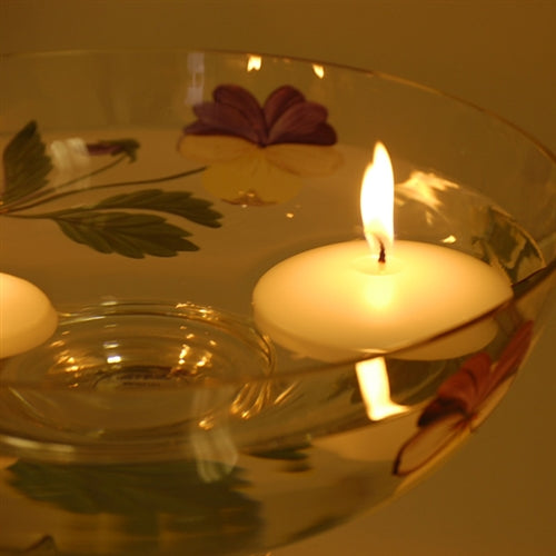 Load image into Gallery viewer, 3&quot; White Floating Candles - White (4 Pack)
