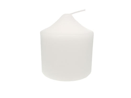 3 x 3 Unscented Pillar Candles (12 Pack)