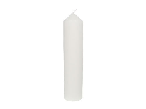 2 x 9 Unscented Pillar Candles (12 Pack)