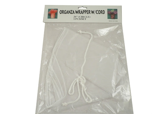 Load image into Gallery viewer, 28&quot; Organza Wrapper w/ Cord Tie (12 Pcs)
