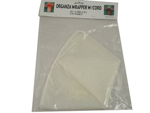 Load image into Gallery viewer, 28&quot; Organza Wrapper w/ Cord Tie (12 Pcs)
