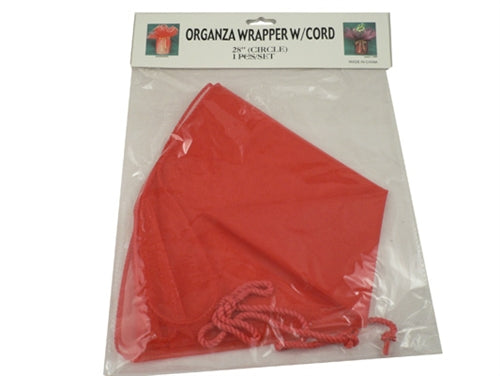 Load image into Gallery viewer, 28&quot; Organza Wrapper w/ Cord Tie (12 Pcs)

