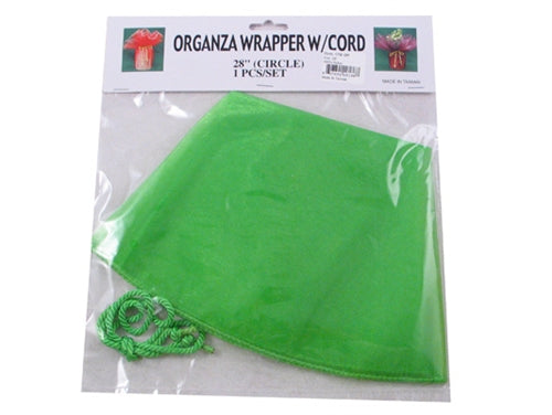 Load image into Gallery viewer, 28&quot; Organza Wrapper w/ Cord Tie (12 Pcs)
