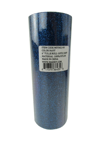 Load image into Gallery viewer, 6&quot; GLITTERED Tulle Rolls (10 Yards)
