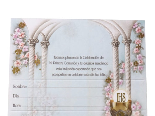 Load image into Gallery viewer, Communion Invitation #803 (Italian Made) (10 Pcs)
