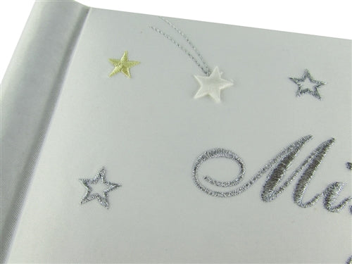 Premium Satin MIS QUINCE ANOS- Guest Book - Stars (1 Pc)