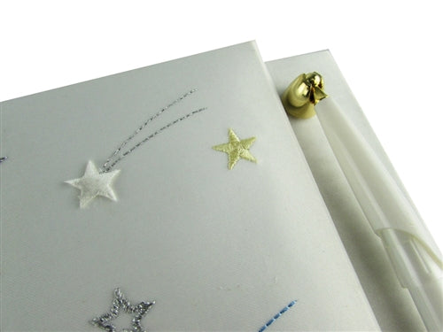 Premium Satin MIS QUINCE ANOS- Guest Book - Stars (1 Pc)