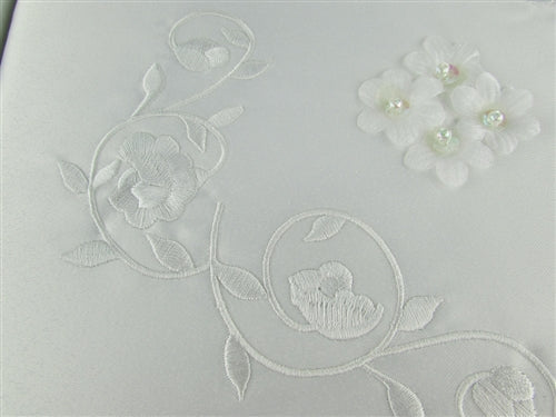 Libro de VISITAS de Satén Premium - Floral Elegante (1)