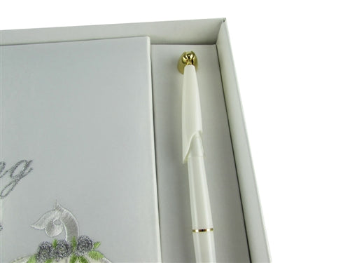 Premium Satin WEDDING Guest Book - Cinderella (1 Pc)