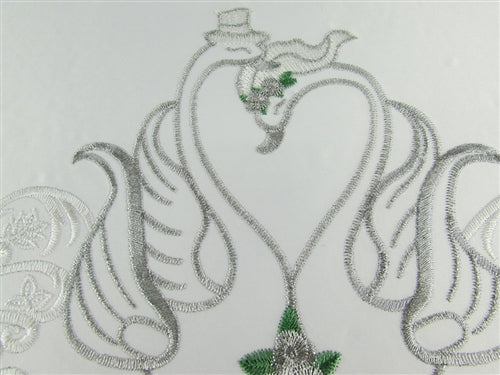 Premium Satin Embroidered 