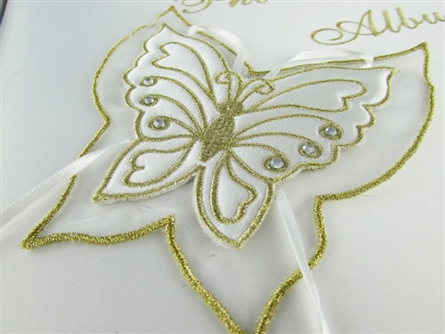 Load image into Gallery viewer, Premium Satin Embroidered - Photo Album - Butterfly Design (1 Pc)
