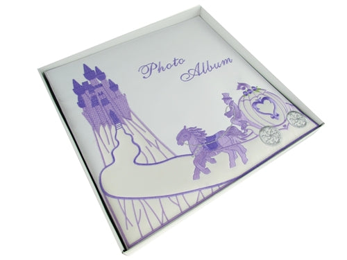 Load image into Gallery viewer, Premium Satin Embroidered -&quot;Photo Album&quot;- Cinderella Design (1 Pc)
