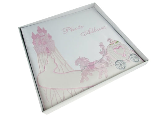 Load image into Gallery viewer, Premium Satin Embroidered -&quot;Photo Album&quot;- Cinderella Design (1 Pc)
