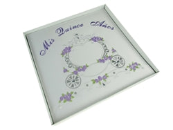 Premium Satin Embroidered Quinceanera Photo Album - Coach Design (1 Pc)