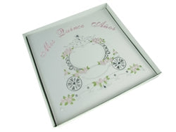 Premium Satin Embroidered Quinceanera Photo Album - Coach Design (1 Pc)