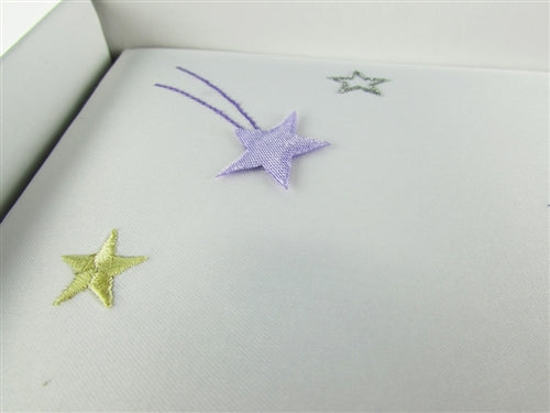 Premium Satin Embroidered- Photo Album - Stars Design (1)