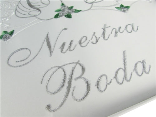 Load image into Gallery viewer, Premium Satin Embroidered Wedding Photo Album - Swan Design (1 Pc)
