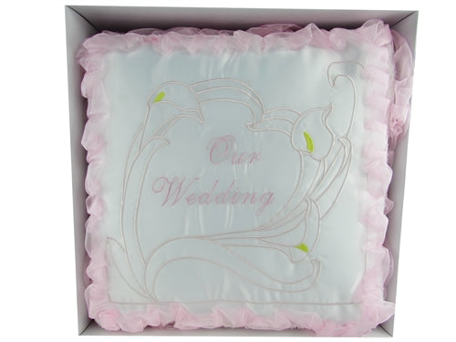 Load image into Gallery viewer, Premium - &quot;WEDDING&quot; - Kneeling Pillow - Calla Lily Design (1 Pc)
