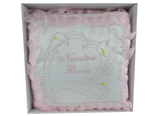 Load image into Gallery viewer, Premium - &quot;WEDDING&quot; - Kneeling Pillow - Calla Lily Design (1 Pc)
