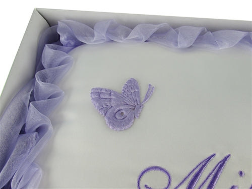 Premium - "MIS QUINCE ANOS" - Kneeling Pillow - Butterfly Design (1 Pc)