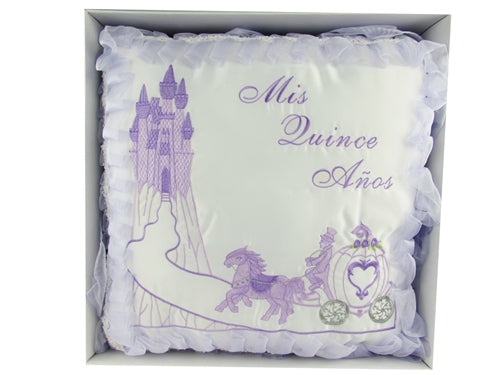 Premium - "MIS QUINCE ANOS" - Cojín de Rodillas - Diseño Cenicienta (1)