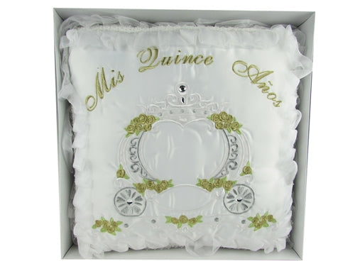 Premium - "MIS QUINCE ANOS" - Kneeling Pillow - Coach Design (1 Pc)