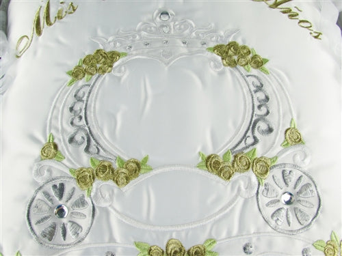 Premium - "MIS QUINCE ANOS" - Kneeling Pillow - Coach Design (1 Pc)