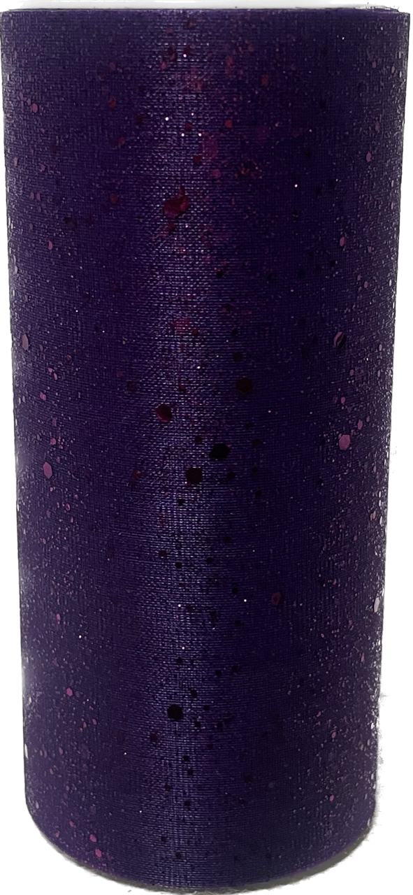 Load image into Gallery viewer, 6&quot; SPECKLED Sparkling Glitter Organza Rolls (25 Yards)
