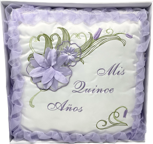 "MIS QUINCE ANOS" - Kneeling Pillow - Tigerlily Design (1 Pc)