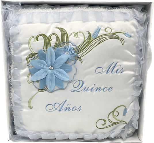 "MIS QUINCE ANOS" - Kneeling Pillow - Tigerlily Design (1 Pc)