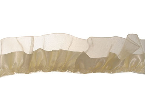 Load image into Gallery viewer, 2&quot; Organza &amp; Satin Trim - Large (5 Yds)
