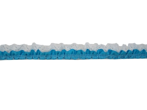 Load image into Gallery viewer, 3/4&quot; Satin &amp; Lace Trim - Small (5 Yds)
